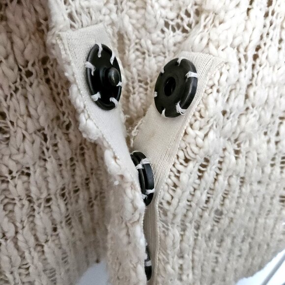 Free People Cream Fun Times Cardi Cardigan Sweater Womens XS - Picture 5 of 6